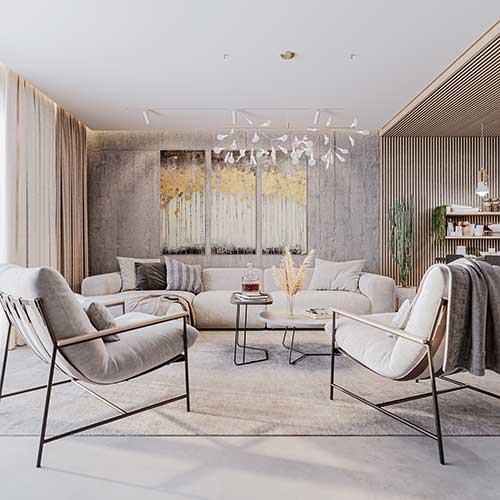 Wohnzimmer: Br&uuml;hler Straße 2/6