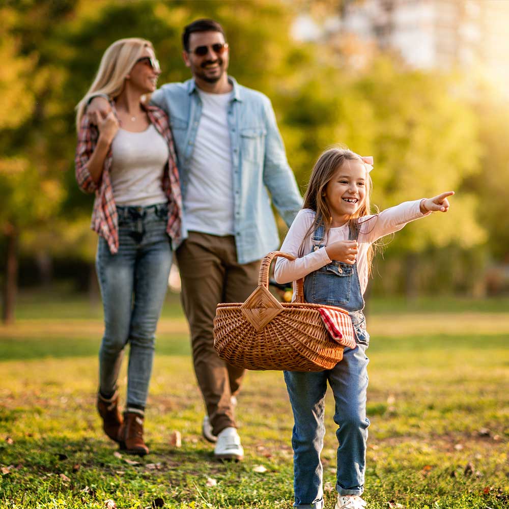 Park für die Kinder mit Spielplatz