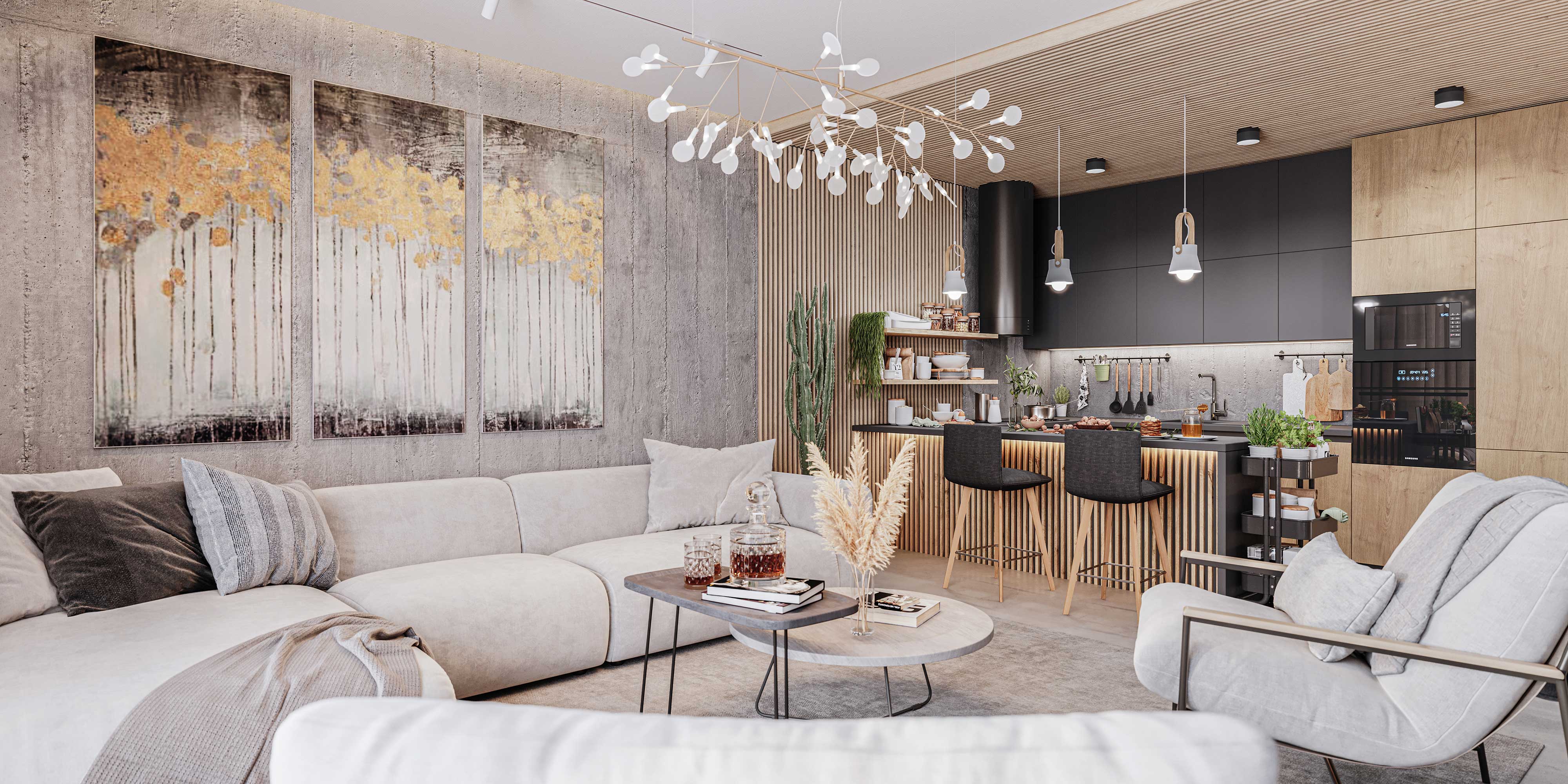 Penthouse / Wohnzimmer